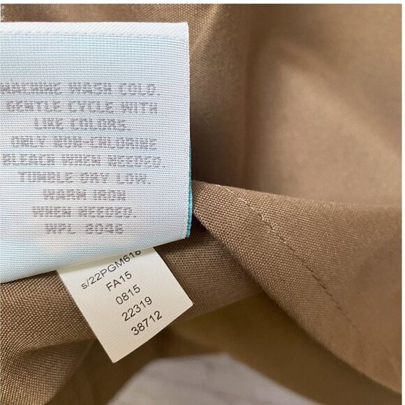 MARTHA STEWART Pillow Shams Set of 2 Standard Size Beige Paisley Pillowcases - Picture 11 of 11